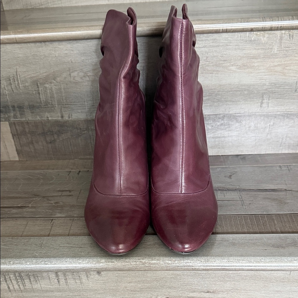 Nine West Wine Slouch Wedge Ankle Boots - Picture 3 of 7